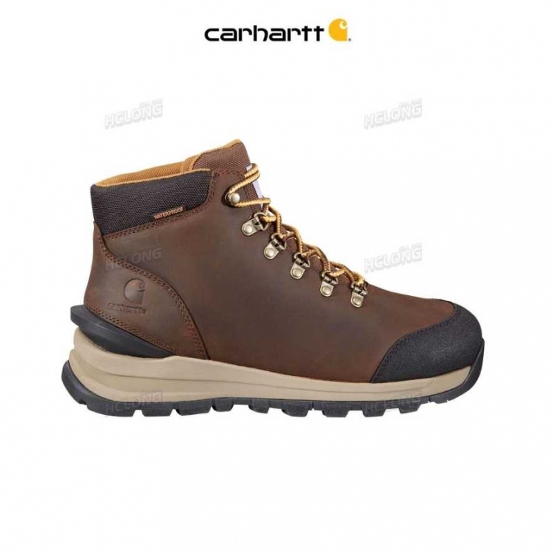 Marron Foncé Carhartt Gilmore 5-Inch Non-Sécurité Embout Travail Hiker Marron - Danmark KUP-2184759