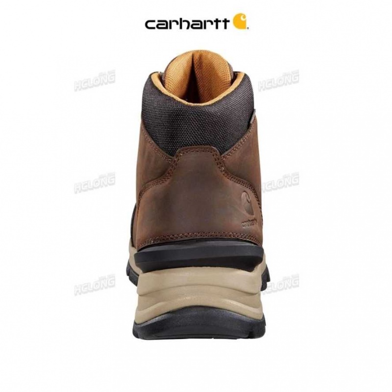 Marron Foncé Carhartt Gilmore 5-Inch Non-Sécurité Embout Travail Hiker Marron - Danmark KUP-2184759