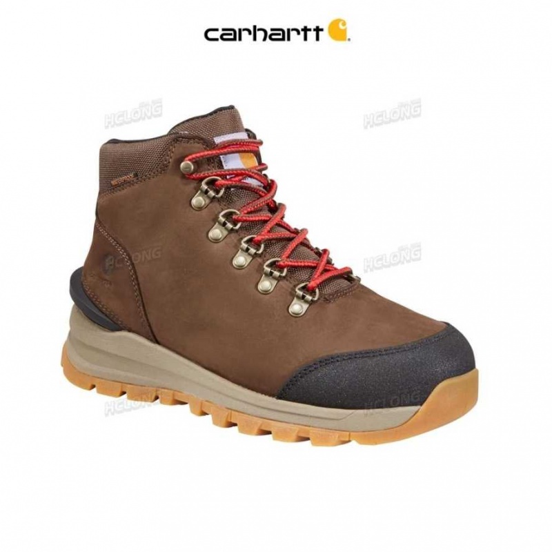 Marron Foncé Carhartt Gilmore 5-Inch Alloy Embout Travail Hiker Marron - Danmark SWS-7552465