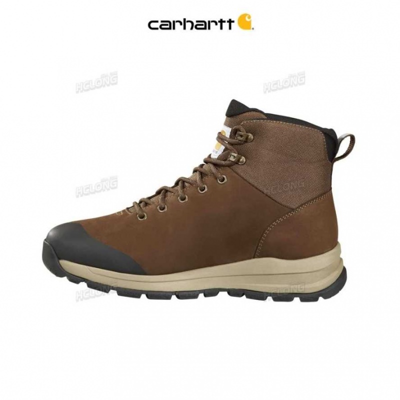 Marron Foncé Carhartt 5-Inch Alloy Embout Hiker Boot Marron - Danmark QWC-9620824