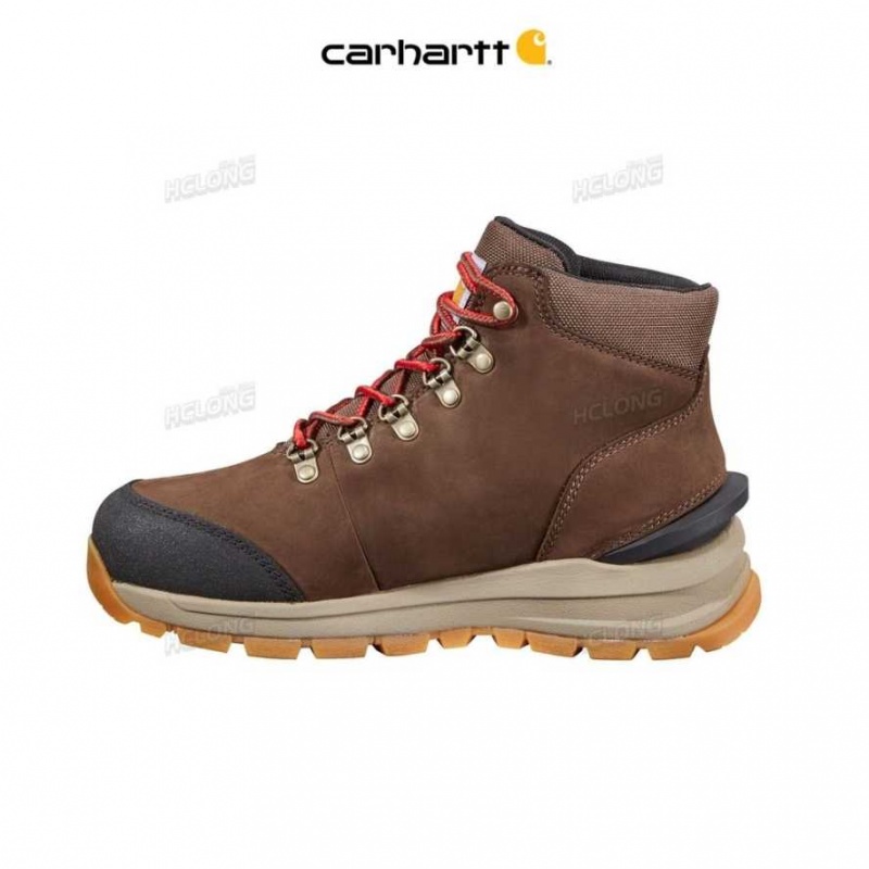 Marron Foncé Carhartt Gilmore 5-Inch Alloy Embout Travail Hiker Marron - Danmark SWS-7552465