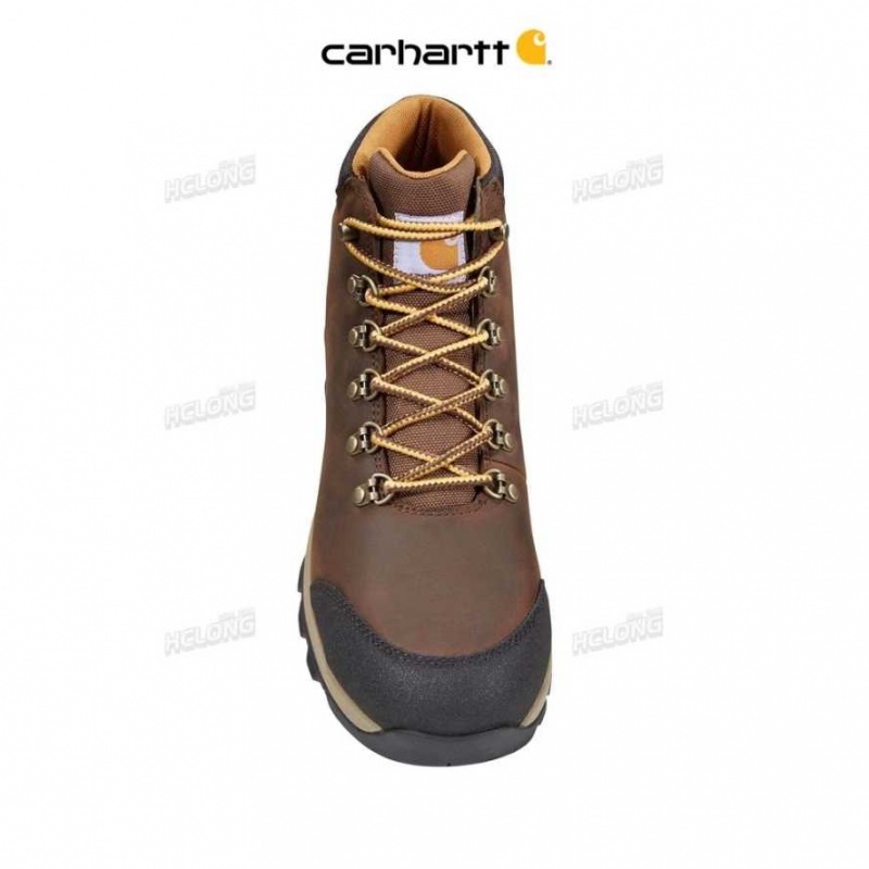 Marron Foncé Carhartt Gilmore 5-Inch Non-Sécurité Embout Travail Hiker Marron - Danmark KUP-2184759