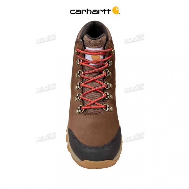 Marron Foncé Carhartt Gilmore 5-Inch Alloy Embout Travail Hiker Marron - Danmark SWS-7552465