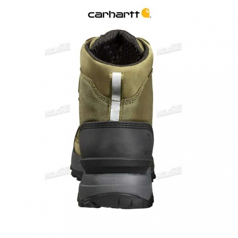 Vert Olive Carhartt 6-Inch Non-Sécurité Embout Hiker Boot Vert - Danmark NNS-5093628