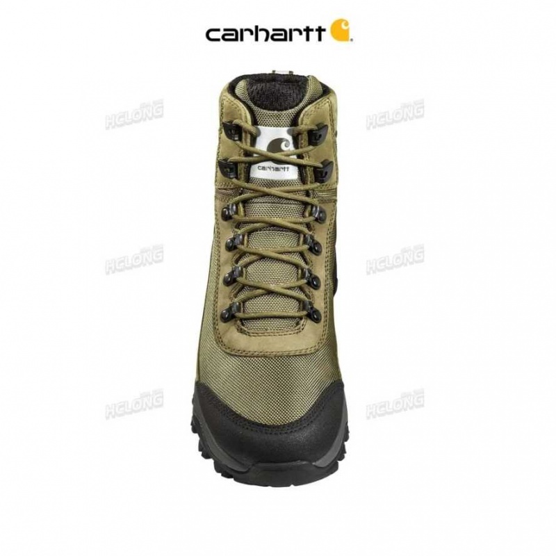 Vert Olive Carhartt 6-Inch Non-Sécurité Embout Hiker Boot Vert - Danmark NNS-5093628