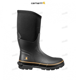 Noir Carhartt Mudrunner 15-Inch Non-Sécurité Embout Rubber Boot - Danmark AUG-5769587