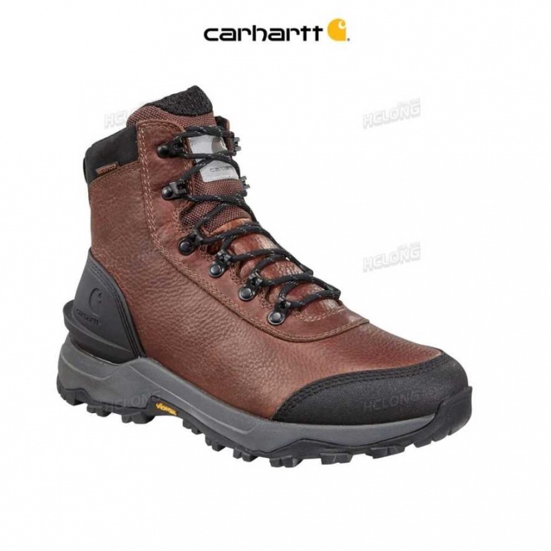 Rouge Carhartt Insulated 6-Inch Non-Sécurité Embout Hiker Boot - Danmark MLS-9514779