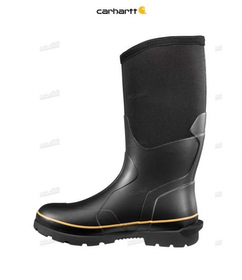 Noir Carhartt Mudrunner 15-Inch Non-Sécurité Embout Rubber Boot - Danmark AUG-5769587