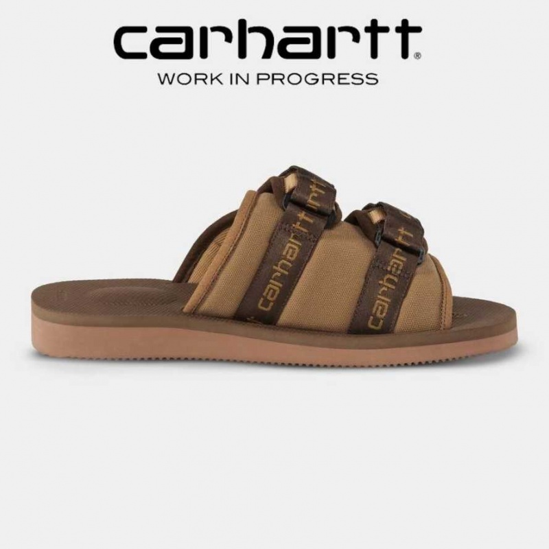 Marron Carhartt Wip x Suicoke Moto - Danmark MWL-8109775