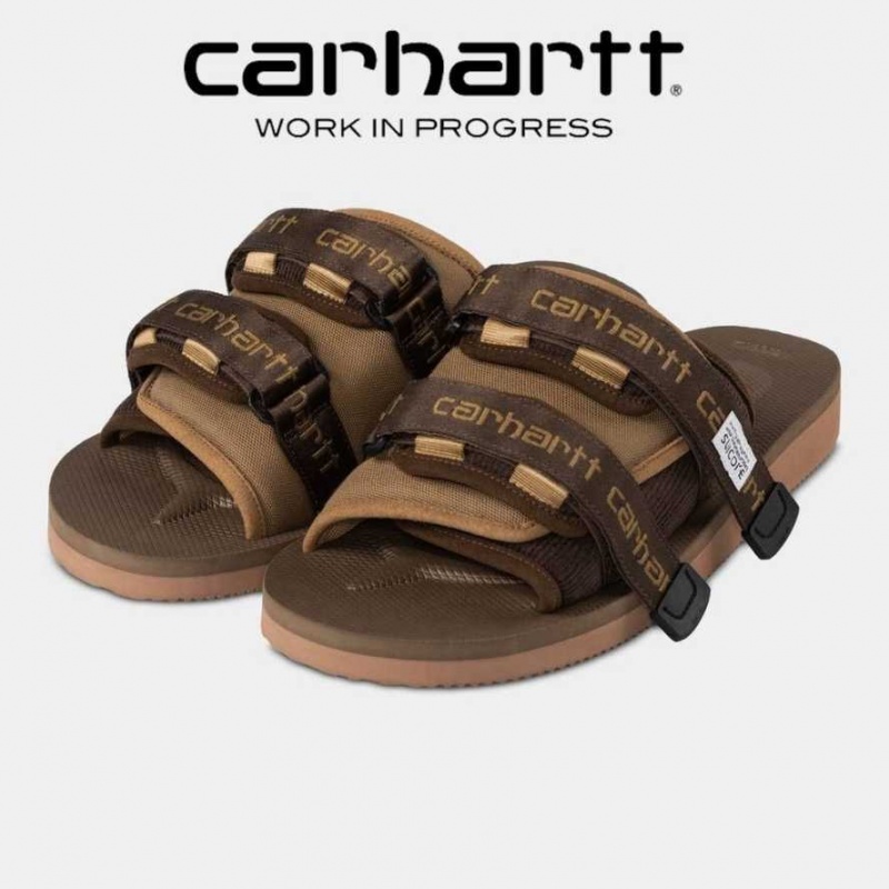 Marron Carhartt Wip x Suicoke Moto - Danmark MWL-8109775