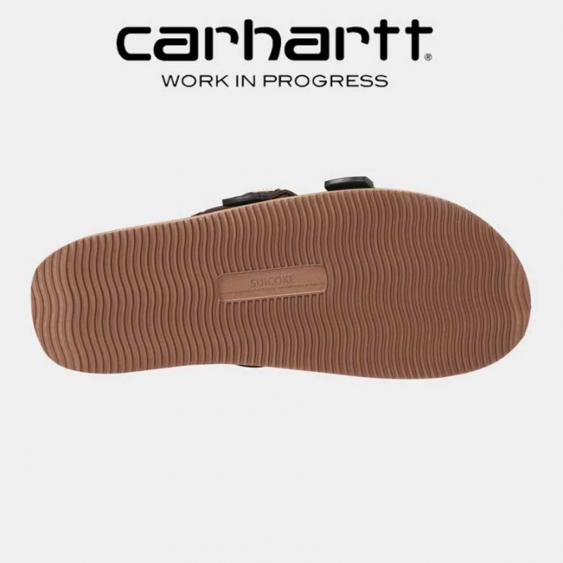 Marron Carhartt Wip x Suicoke Moto - Danmark MWL-8109775