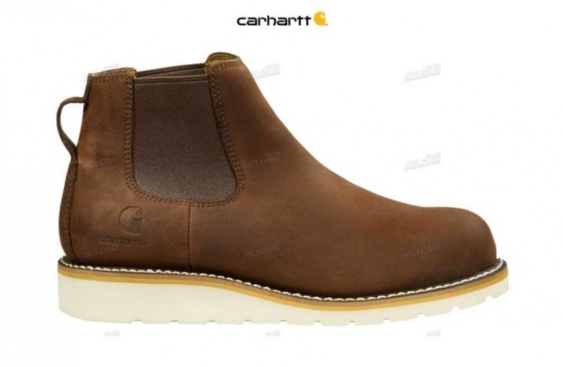 Marron Carhartt Wedge 5- Inch Chelsea Boot - Danmark ACS-6565287