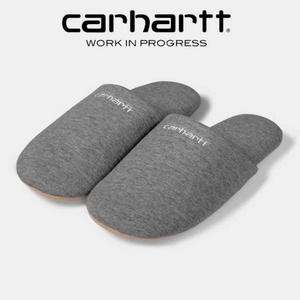 Grise Foncé Blanche Carhartt Wip Script Embroidery Slippers Grise Foncé - Danmark RMW-0304133