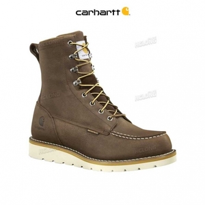 Marron Foncé Carhartt 8-Inch Non-Sécurité Embout Wedge Boot Marron - Danmark BDZ-5820826