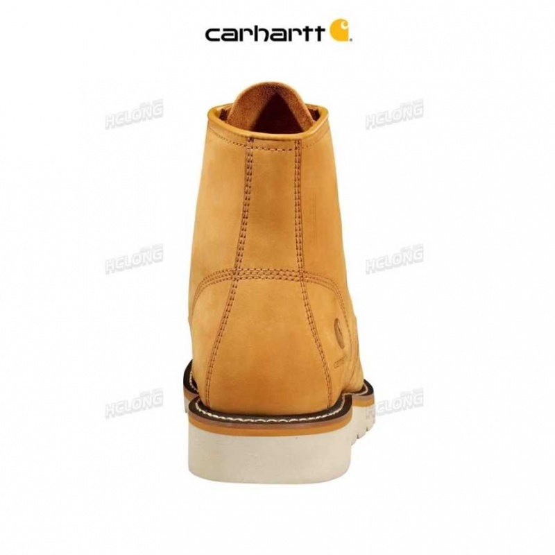 Doré Carhartt 6-Inch Non-Sécurité Embout Wedge Boot - Danmark RGJ-5751590