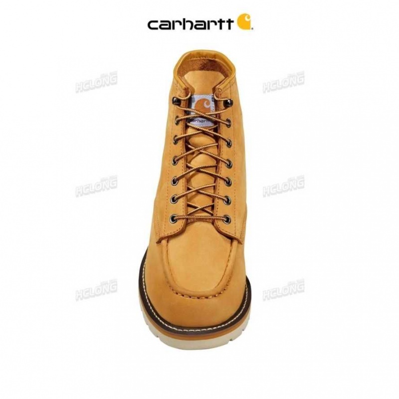 Doré Carhartt 6-Inch Non-Sécurité Embout Wedge Boot - Danmark RGJ-5751590