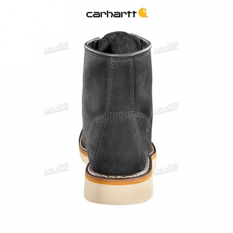 Noir Carhartt Legere 6-Inch Moc Non-Sécurité Embout Wedge Boot - Danmark VFE-9101929