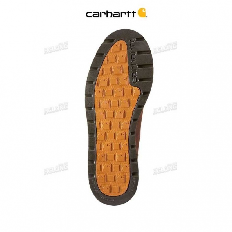 Marron Foncé Carhartt 8-Inch Moc Non-Sécurité Embout Wedge Boot Marron - Danmark JDM-6754943