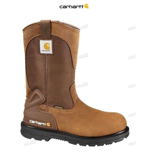 Marron Carhartt 11-Inch Non-Sécurité Embout Wellington Boot - Danmark FBW-8400309