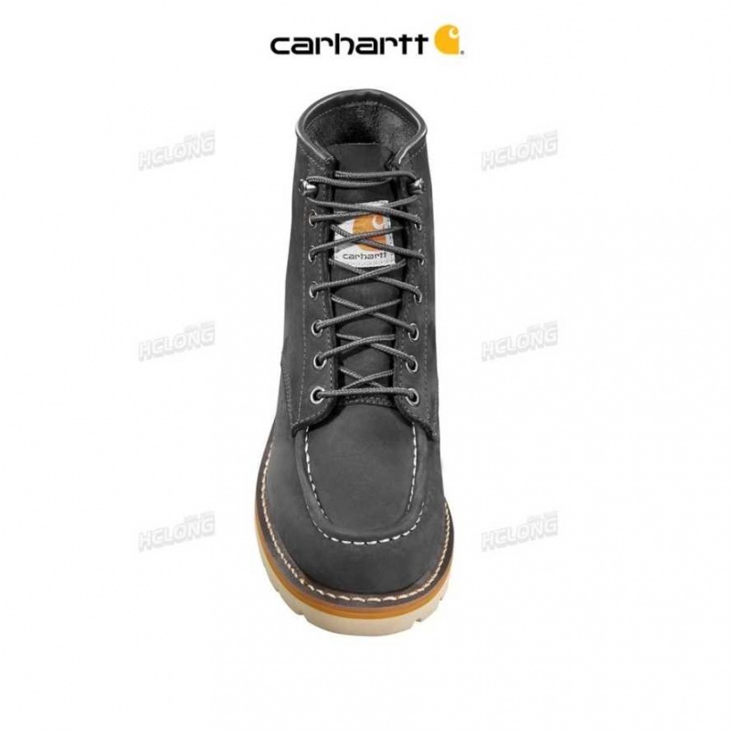 Noir Carhartt Legere 6-Inch Moc Non-Sécurité Embout Wedge Boot - Danmark VFE-9101929