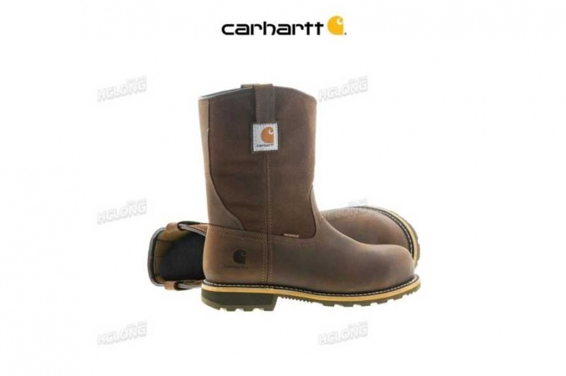 Marron Carhartt 10-Inch Carbon Nano Embout Wellington - Danmark DDC-9866858