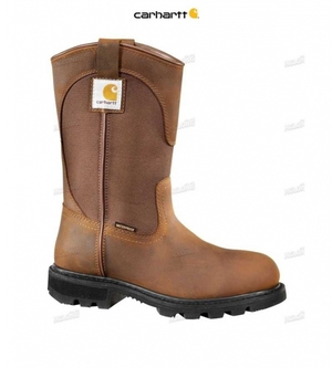 Marron Carhartt 10-Inch Steel Embout Wellington Boot - Danmark EDG-4425684