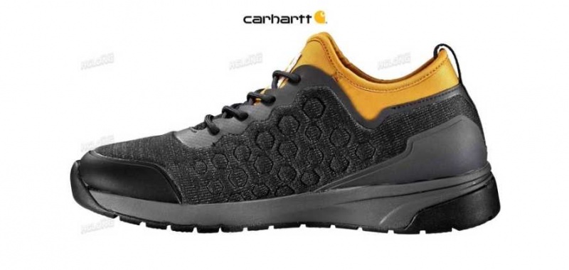 Noir Doré Carhartt Force Non-Sécurité Embout Travail Sneaker Noir - Danmark CEZ-6055635