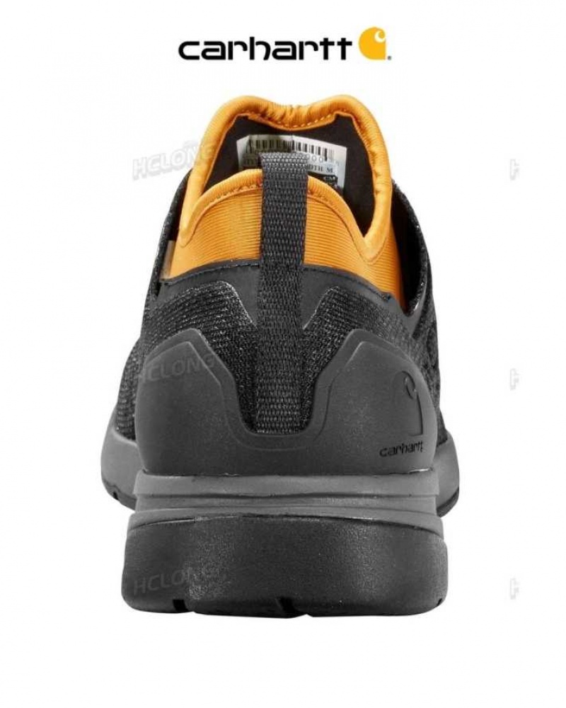 Noir Doré Carhartt Force Non-Sécurité Embout Travail Sneaker Noir - Danmark CEZ-6055635