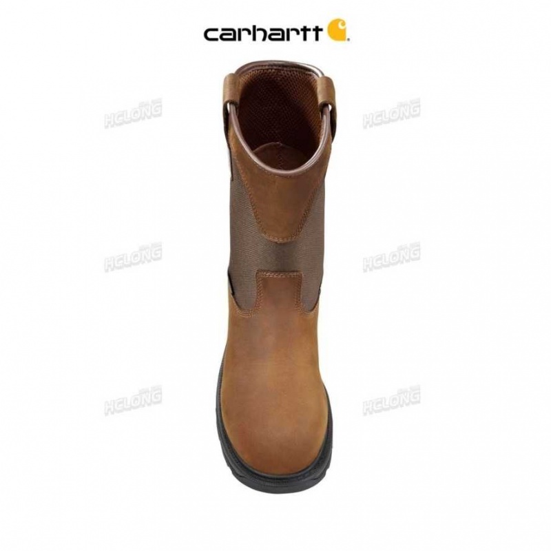 Marron Carhartt Ironwood 11-Inch Alloy Embout Wellington - Danmark SMD-0626664