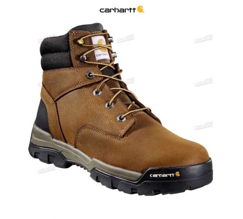 Marron Carhartt Ground Force 6-Inch Non-Sécurité Embout Travail Boot - Danmark BBC-4548171