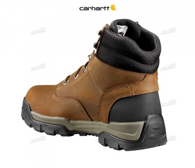 Marron Carhartt Ground Force 6-Inch Non-Sécurité Embout Travail Boot - Danmark BBC-4548171