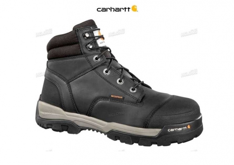 Noir Carhartt Ground Force 6-Inch Composite Embout Travail Boot - Danmark WWY-2364961