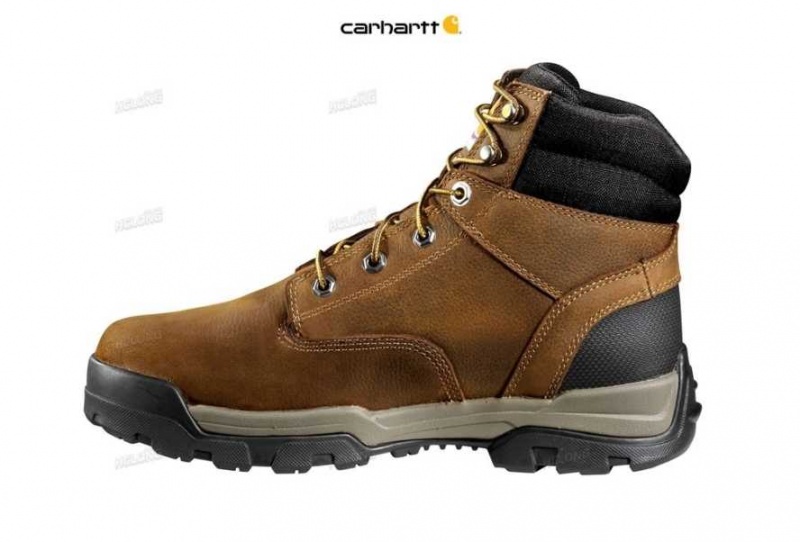 Marron Carhartt Ground Force 6-Inch Non-Sécurité Embout Travail Boot - Danmark BBC-4548171