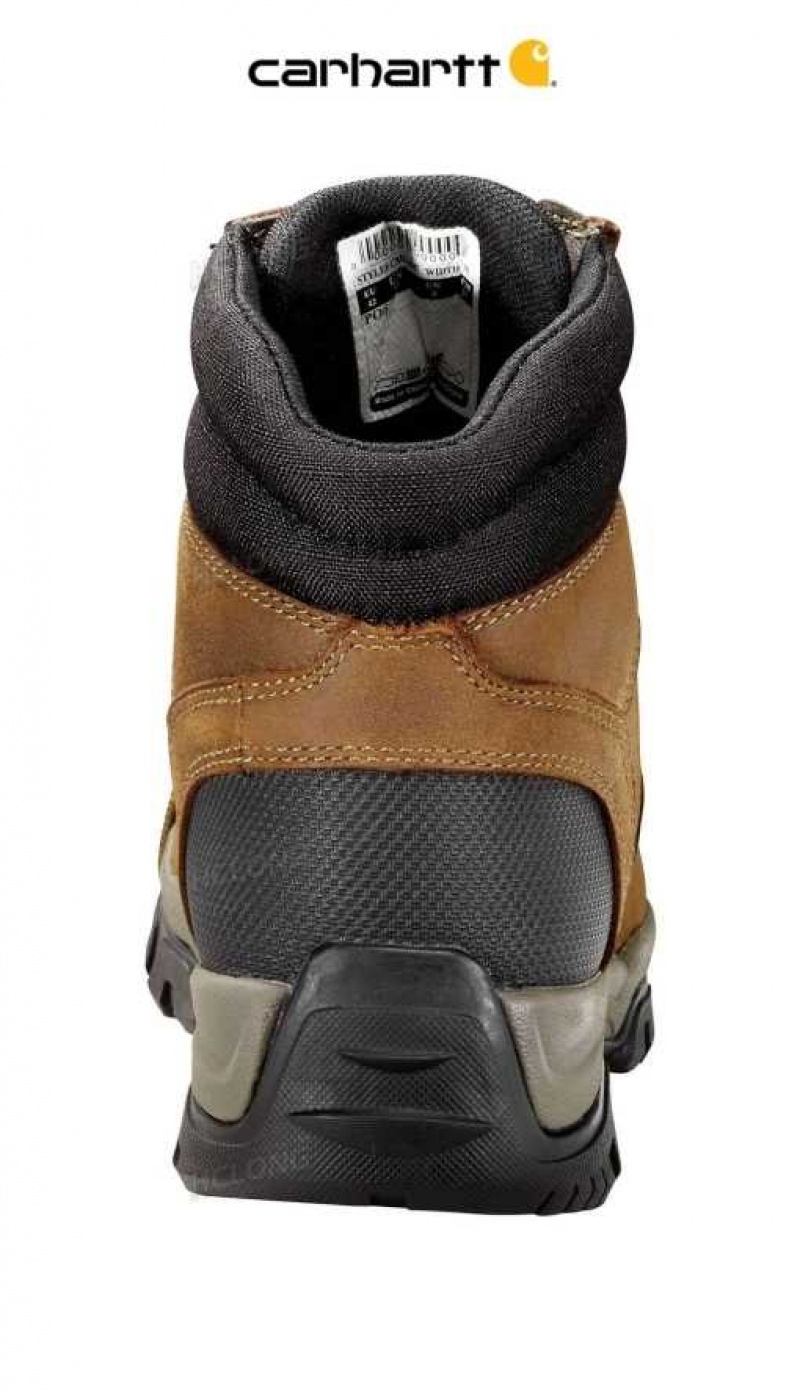 Marron Carhartt Ground Force 6-Inch Non-Sécurité Embout Travail Boot - Danmark BBC-4548171