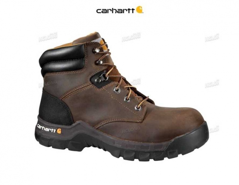 Marron Carhartt Rugged Flex 6-Inch Non-Sécurité Embout Travail Boot - Danmark EFG-0871922