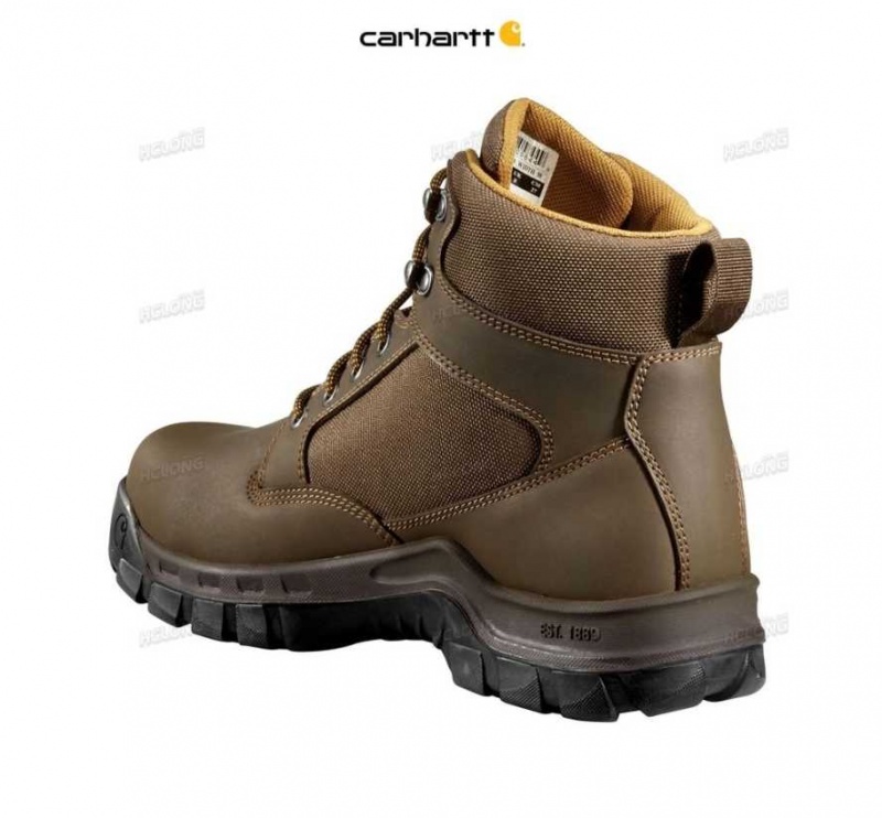 Marron Carhartt Rugged Flex 6-Inch Steel Embout Travail Boot - Danmark JKG-3711423