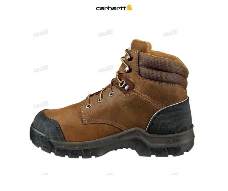 Marron Carhartt 6-Inch Internal Met Guard Composite Embout Travail Boot - Danmark KYB-3979837