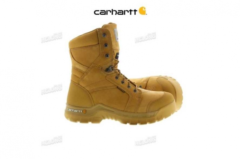 WHEAT NUBUCK Carhartt Rugged Flex 8-Inch Insulated Non-Sécurité Embout Travail Boot WHEAT - Danmark EPZ-9338505