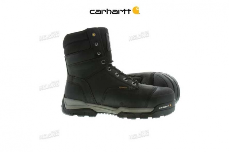 Noir Carhartt Ground Force 8-Inch Insulated Composite Embout Csa Travail Boot - Danmark LSV-4422821