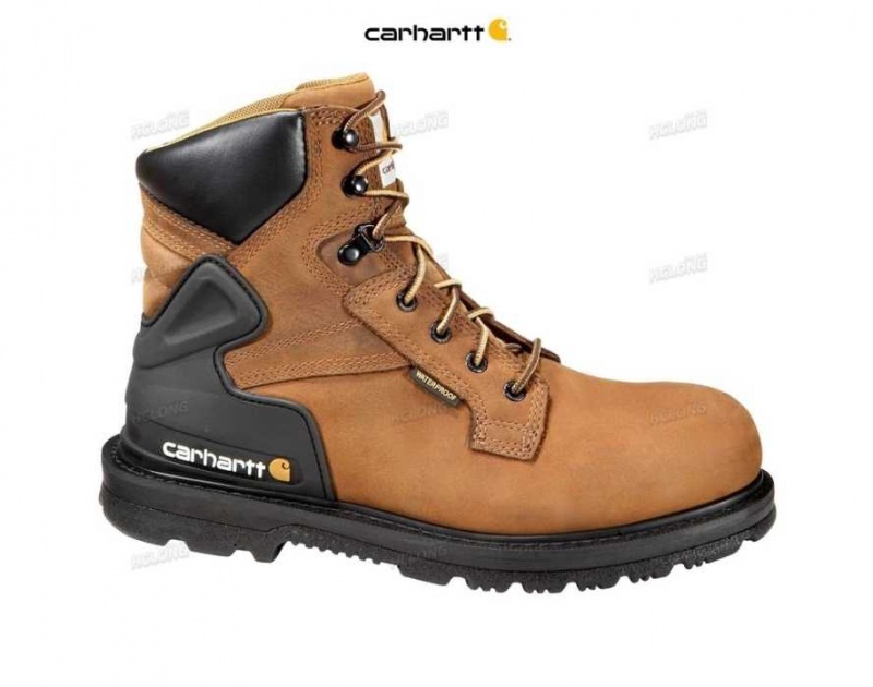 Marron Carhartt 6-Inch Non-Sécurité Embout Travail Boot - Danmark RZL-3149479