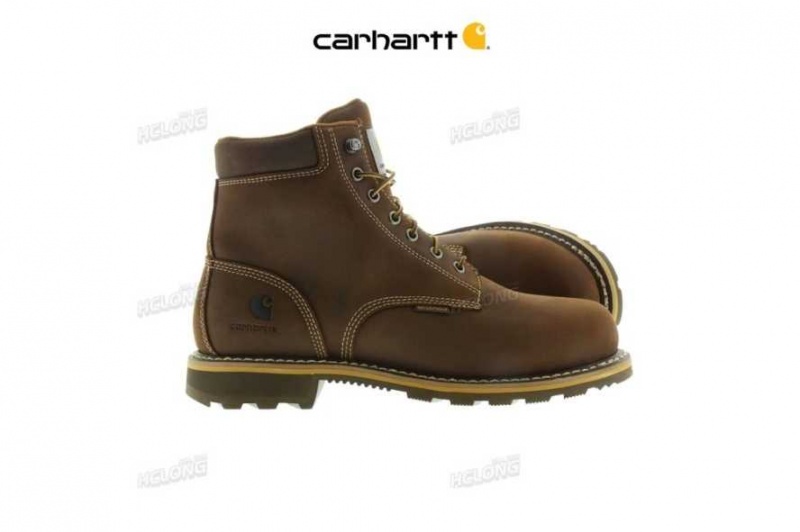 Marron Carhartt 6-Inch Non-Sécurité Embout Travail Boot - Danmark KAD-5700223