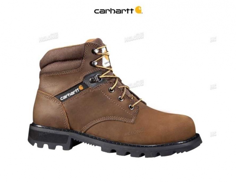 Marron Carhartt 6-Inch Steel Embout Travail Boot - Danmark JBQ-8949098