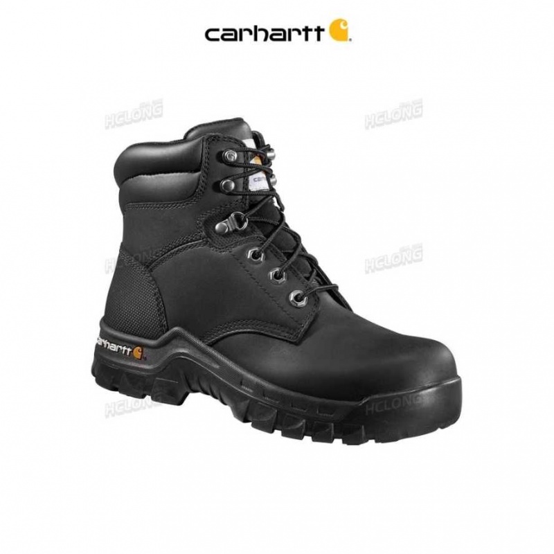 Noir Carhartt Rugged Flex 6-Inch Travail Boot - Danmark XPB-4404377