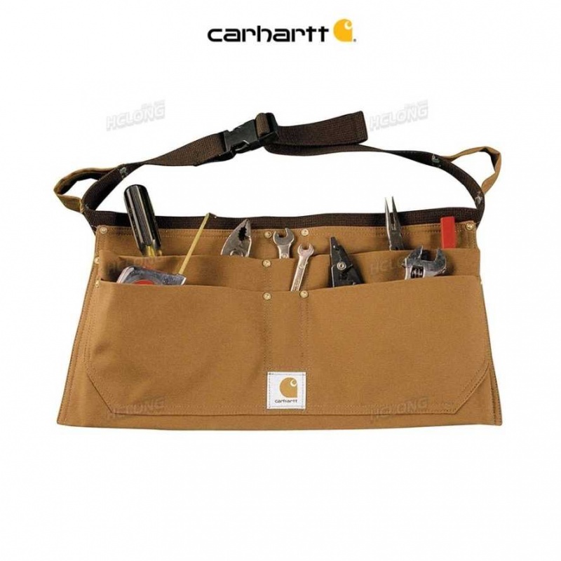 Marron Carhartt Firm Duck Taille Apron - Danmark TNQ-1960320