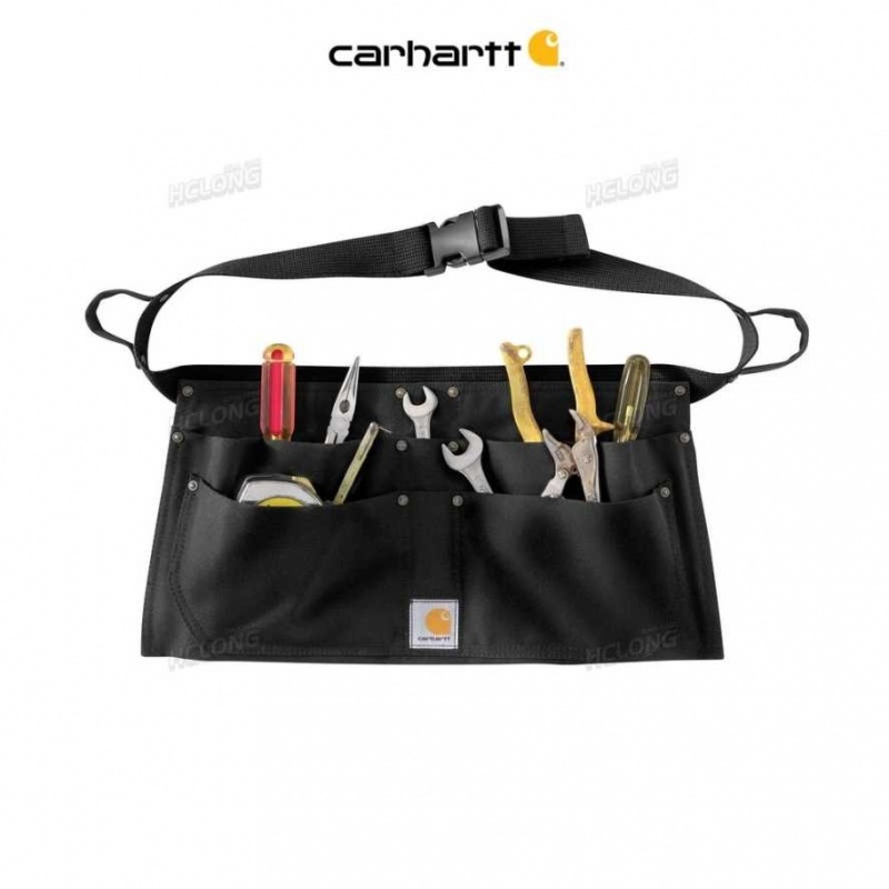 Noir Carhartt Firm Duck Taille Apron - Danmark VWT-9989232