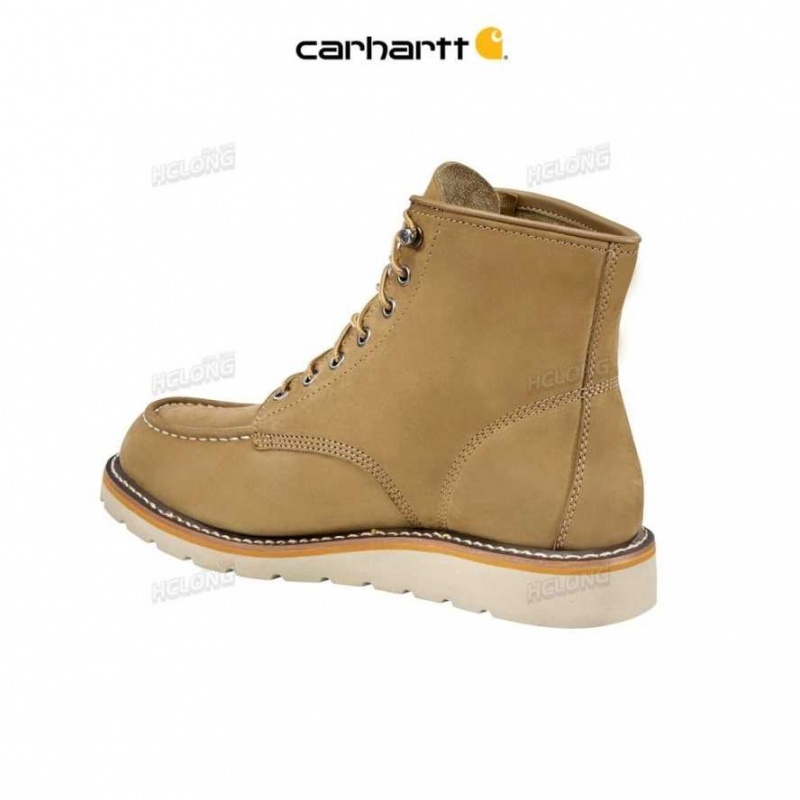 Kaki Carhartt Legere 6-Inch Moc Non-Sécurité Embout Wedge Boot - Danmark TGX-1112591