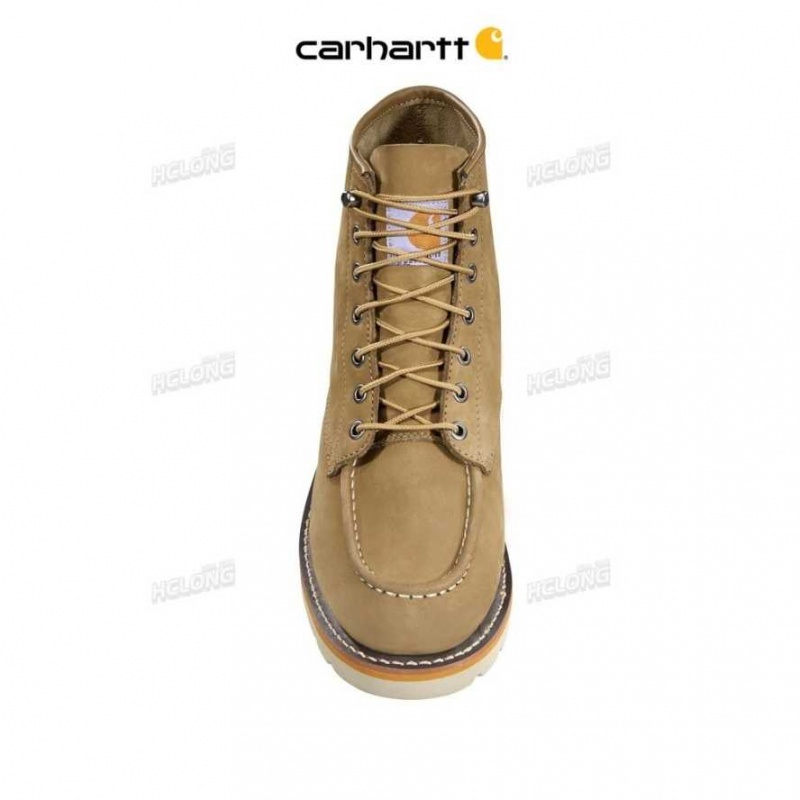 Kaki Carhartt Legere 6-Inch Moc Non-Sécurité Embout Wedge Boot - Danmark TGX-1112591