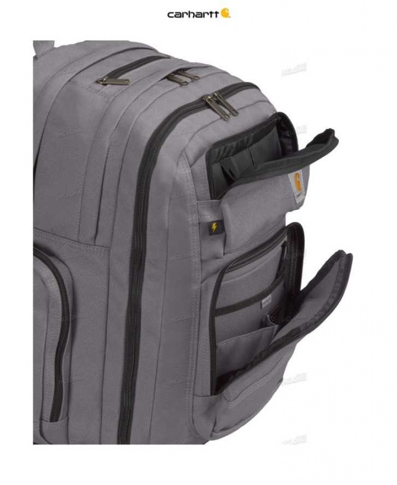 SHADOW HEATHER Carhartt Force Pro 35L Backpack SHADOW - Danmark YIS-5656139