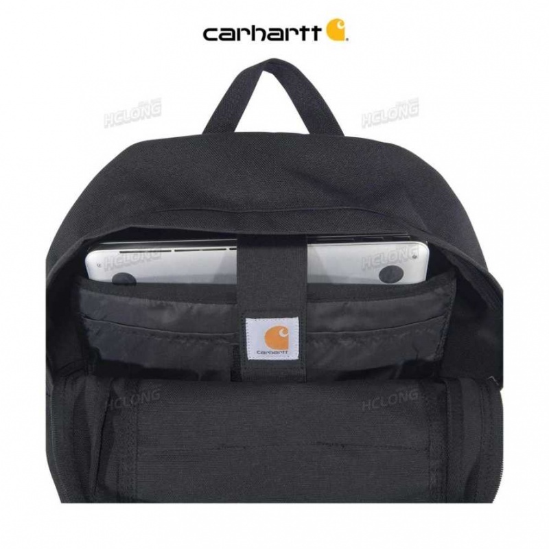 Noir Carhartt 23L Single-Compartment Backpack - Danmark UMF-8200341