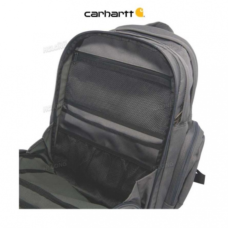 Gray Carhartt 35L Triple-Compartment Backpack - Danmark TPF-3534508